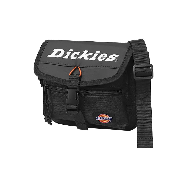 Dickies Nylon Fabric Shoulder Bag, Crossbody Bag Mini Men's Black-1