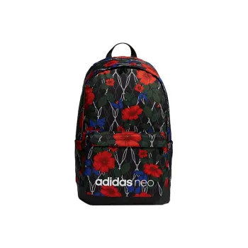 Adidas Neo Polyester Backpack Women's Black With Print
