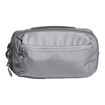 Adidas Nylon Fabric Shoulder Bag Crossbody Bag Fanny Pack Regular Unisex Silver Gray