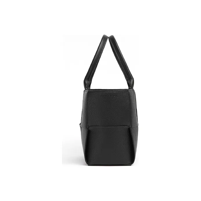 Bottega Veneta ARCO Calfskin Tote Bag Shopping Bag Shoulder Bag Handbag Women's Black-1