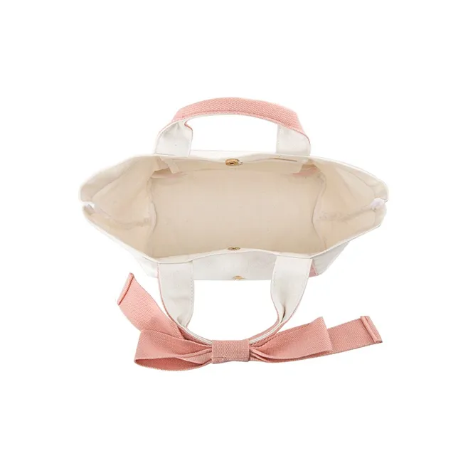 Disney Canvas Canvas Bag Handbags Women's Princess Pink+Light Blue Set Of Two-4