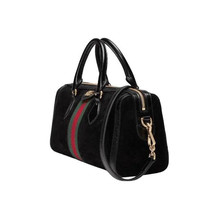 GUCCI Ophidia Patent Leather Binding Shoulder Bag Crossbody Bag Handbag Medium Size Women's Black-1