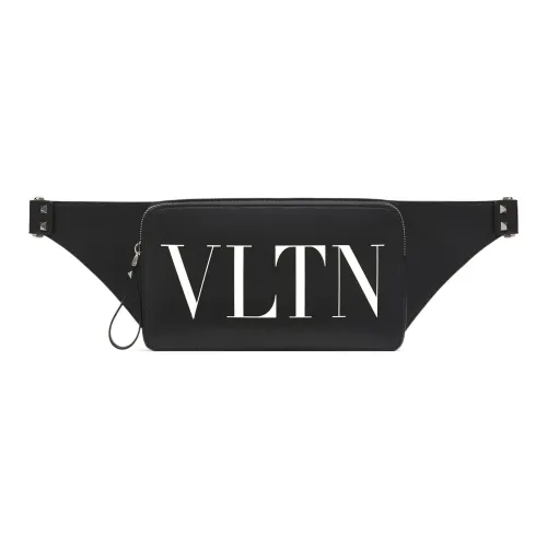 Valentino VLTN Cow Leather Sling Bag, Shoulder Bag, Crossbody Bag, Fanny Pack Men's Black
