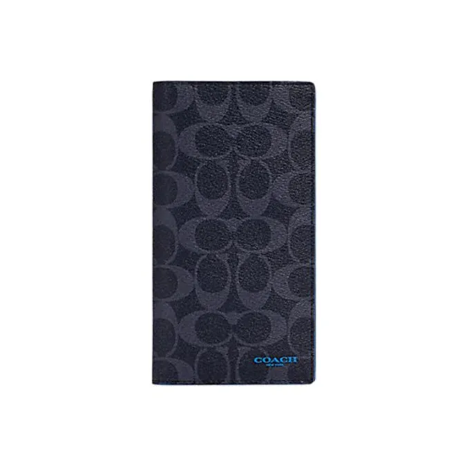 COACH Passport Holders Denim Blue-0