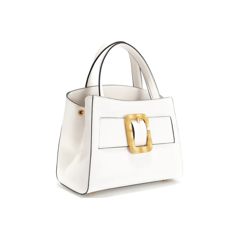 C.LI PU Tote Bag, Shopping Bag, Briefcase, Hug Bag, Clutch Regular Women's Bright Moon White-1