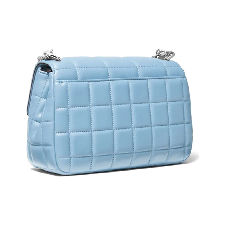 MICHAEL KORS Soho Sheepskin Shoulder Bag, Crossbody Bag, Handbag Tubas Women's Sky Blue-1