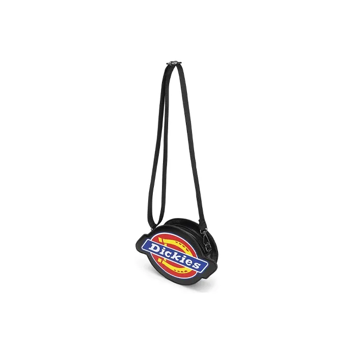 Dickies Leather Crossbody Bag Small Size Women's Black-2