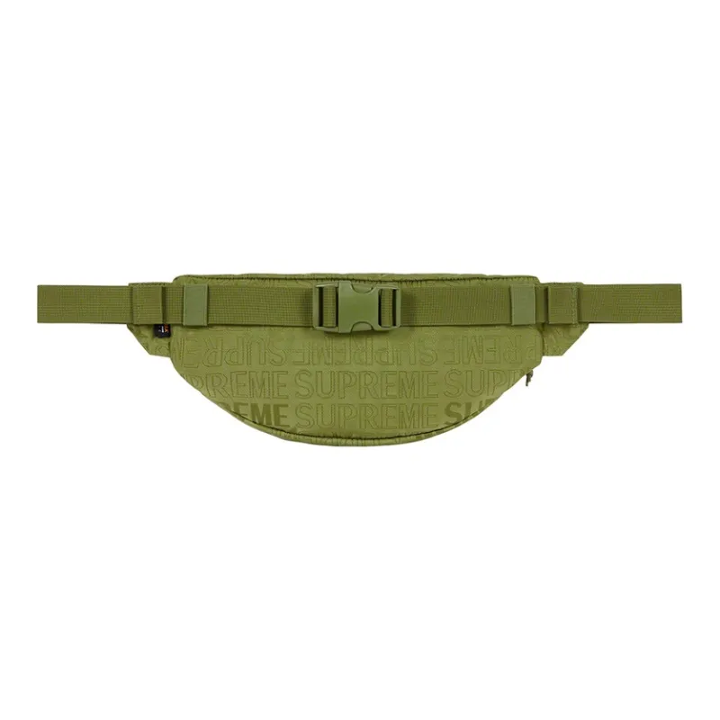 Supreme SS19 Nylon Sling Bag, Fanny Pack Regular Unisex Olive Green-1
