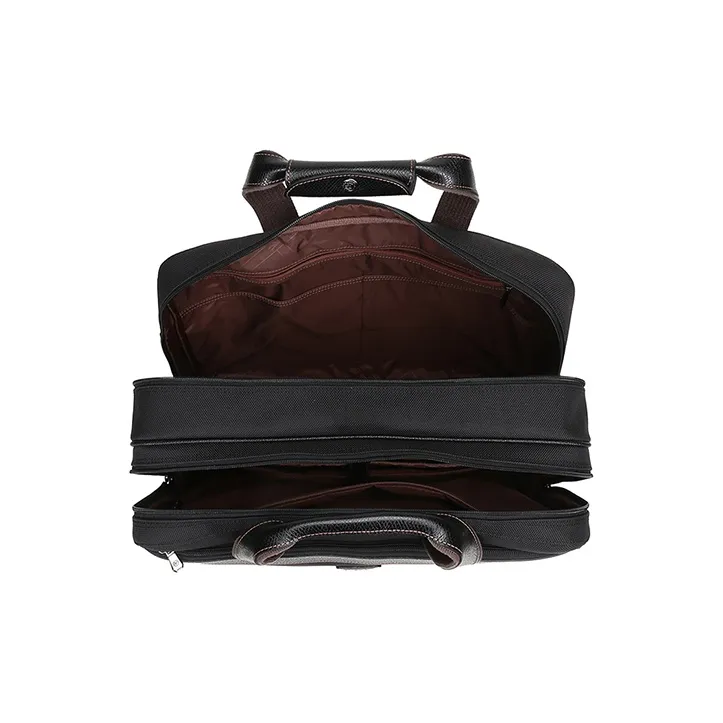 LONGCHAMP Boxford Fabric Handbag Shoulder Bag Crossbody Bag Briefcases Men's Black-5