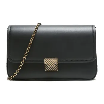 Bottega Veneta Sheepskin Portable Crossbody Bag Shoulder Bag Women's Black