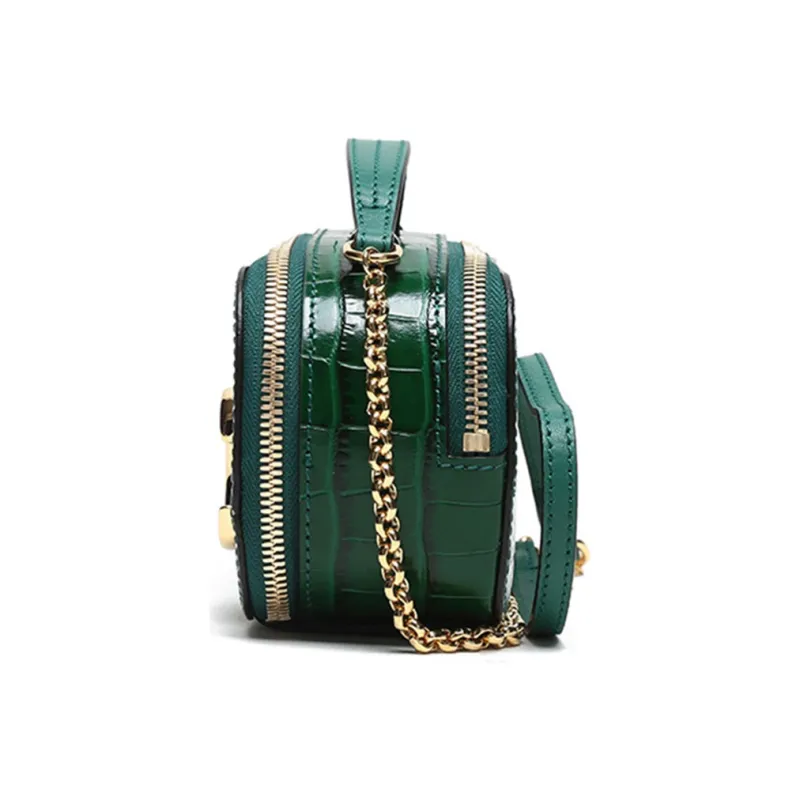 Chloe Chloé Bags Cow Leather Dressing Bag, Shoulder Bag, Crossbody Bag, Handbag Mini Women's Wood Green-2