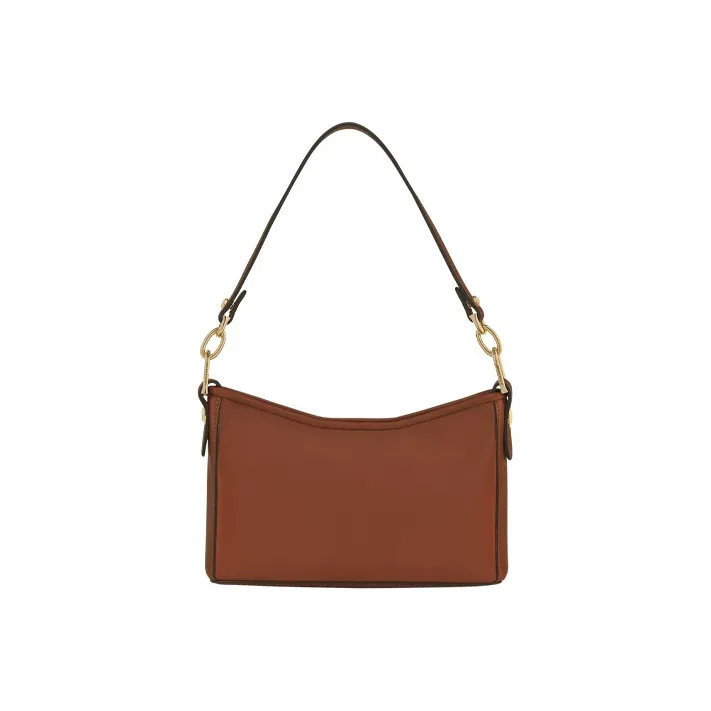 LONGCHAMP Mademoiselle Soft Calfskin Shoulder Bag Women's Brown-2