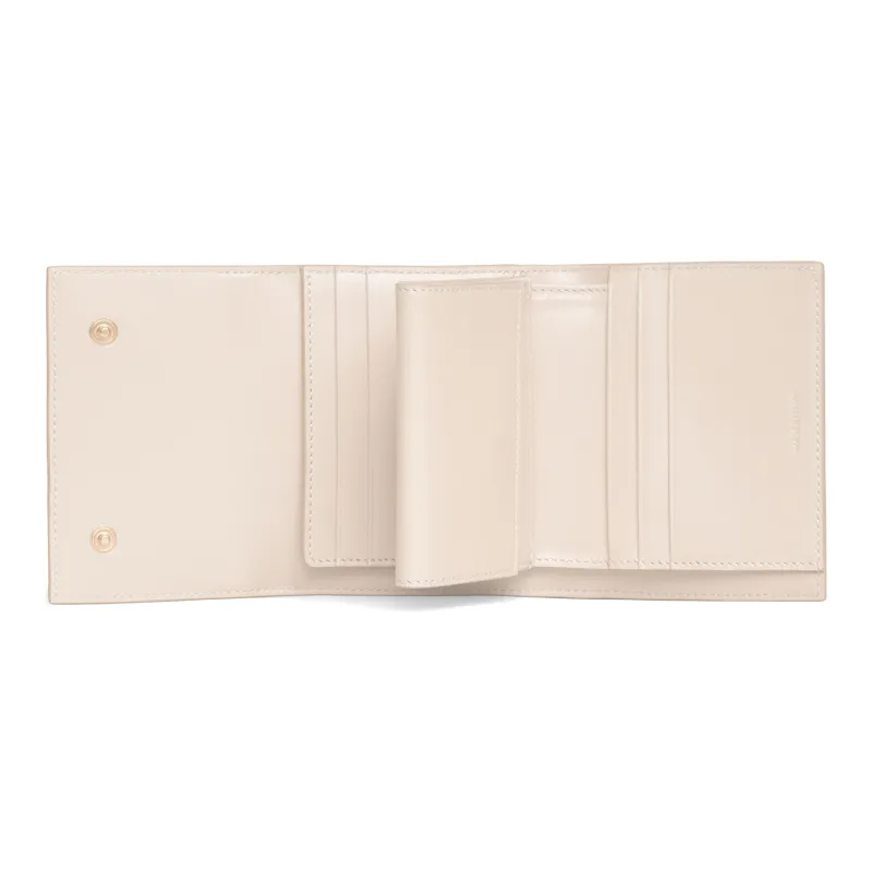 CELINE Classic Bo Grained Cow Leather Wallet Small Size Women's Nude-2