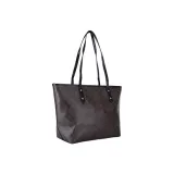 COACH City Zip Tote Coated Canvas Tote Bag Shopping Bag Handbag Shoulder Bag Large Size Women's Brown Black