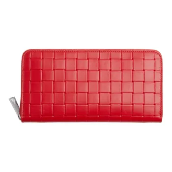 Bottega Veneta Calfskin Wallet Men's Chili Red