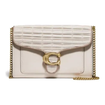 COACH Tabby Cow Leather Chain Bag Shoulder Bag Crossbody Bag Shoulder Bag Women's White