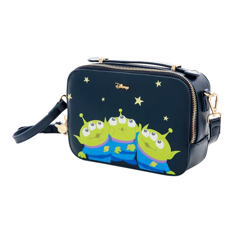 Disney PU Small Square Bag Camera Bag Crossbody Handbag Regular Women's Navy Blue-1