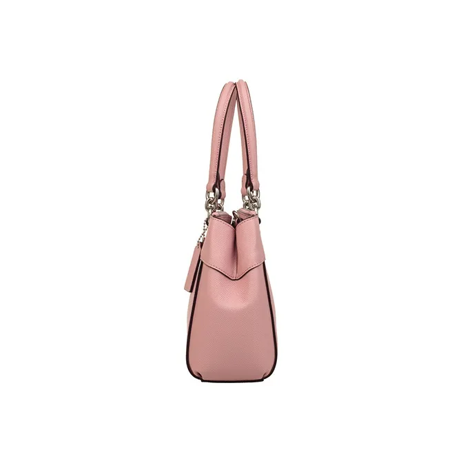 COACH Brooke Leather Handbag, Shoulder Bag, Crossbody Bag Regular Women's Pink-3