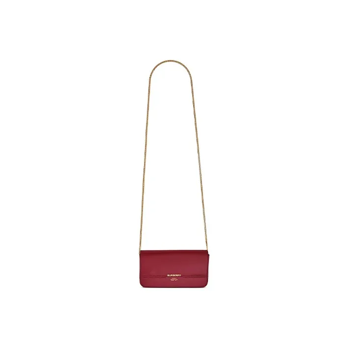 Burberry Burberry Bag Collection Cow Leather Handheld Shoulder Bag Crossbody Bag Women's Deep Red-5