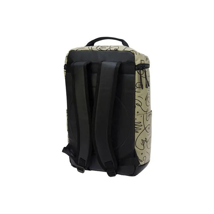 LiNing Wade Artist DFT Collaboration Fabric Backpack Regular Unisex Khaki-2