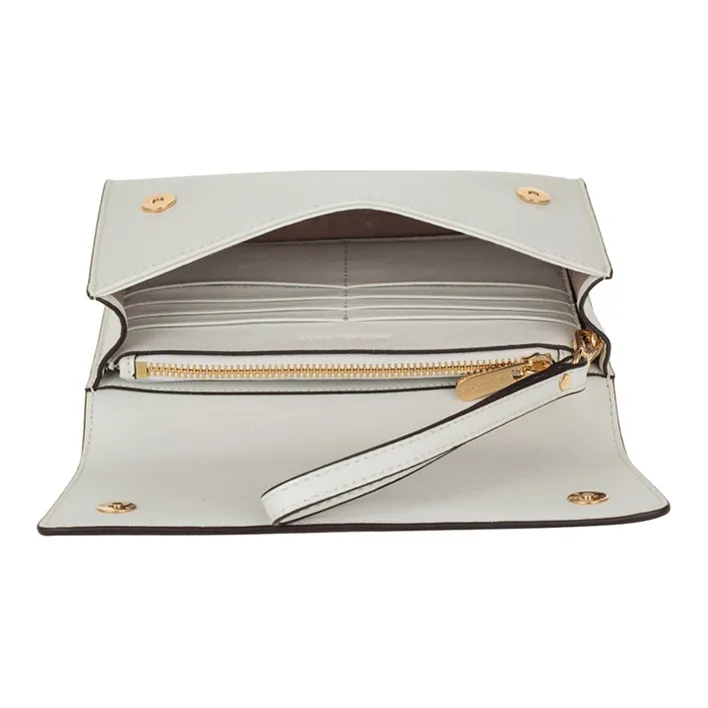 MICHAEL KORS Jet Set Travel Cow Leather Crossbody Bag Coin Purse Shoulder Bag Regular Women's Pure White-3