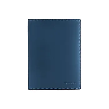 COACH Passport Case Passport Holders Marine Blue
