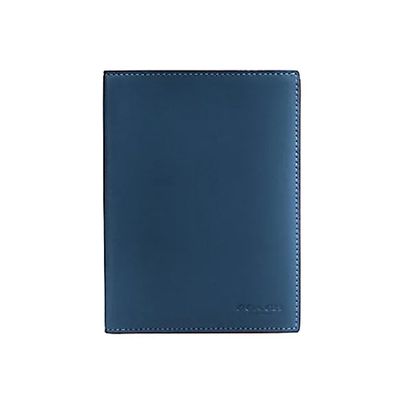 COACH Passport Case Passport Holders Marine Blue-0