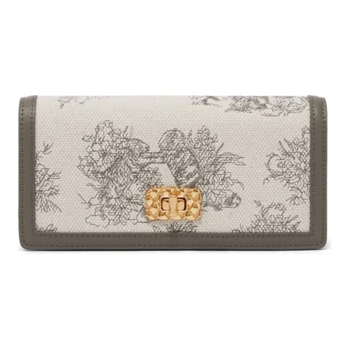 CHARLES&KEITH Fabric Wallet Crossbody Bag Regular Women's Wine Red