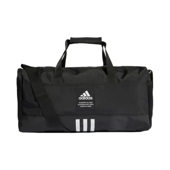 Adidas Polyester Shoulder Bag Crossbody Bag Handbag Travel Bag Gym Bag Unisex Black