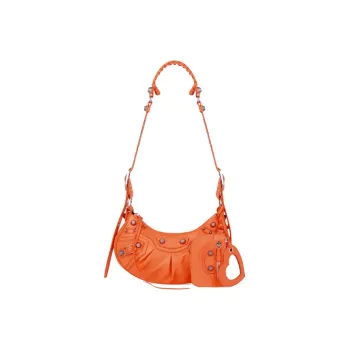 Balenciaga Year Of The Tiger Le Cagole Shoulder Bag Xs Orange