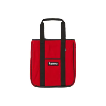 Supreme FW18 Fleece Tote Bag, Shopping Bag, Handbag Regular Unisex Red