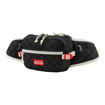 Vans Napapijri Collaboration Polyester Crossbody Bags Fanny Pack Unisex Black