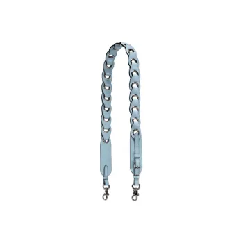 COACH Chromium Tanned Leather Shoulder Strap Bag Strap Bag Accessory Women's Blue