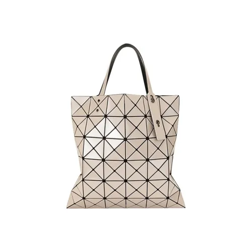 ISSEY MIYAKE PVC Tote Bag Shopping Bag Shoulder Bags Handbags Women's Beige