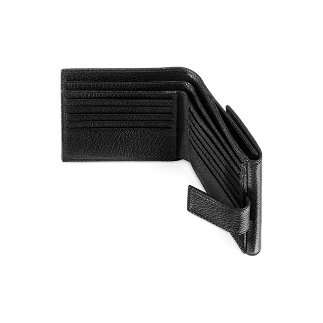 GUCCI Marmont Leather Wallet Unisex Black-5