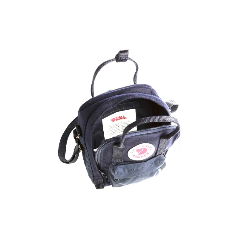Fjallraven Eco-Friendly Wool Crossbody Bag One Shoulder Crossbody Bag Regular Unisex Blue Black-2