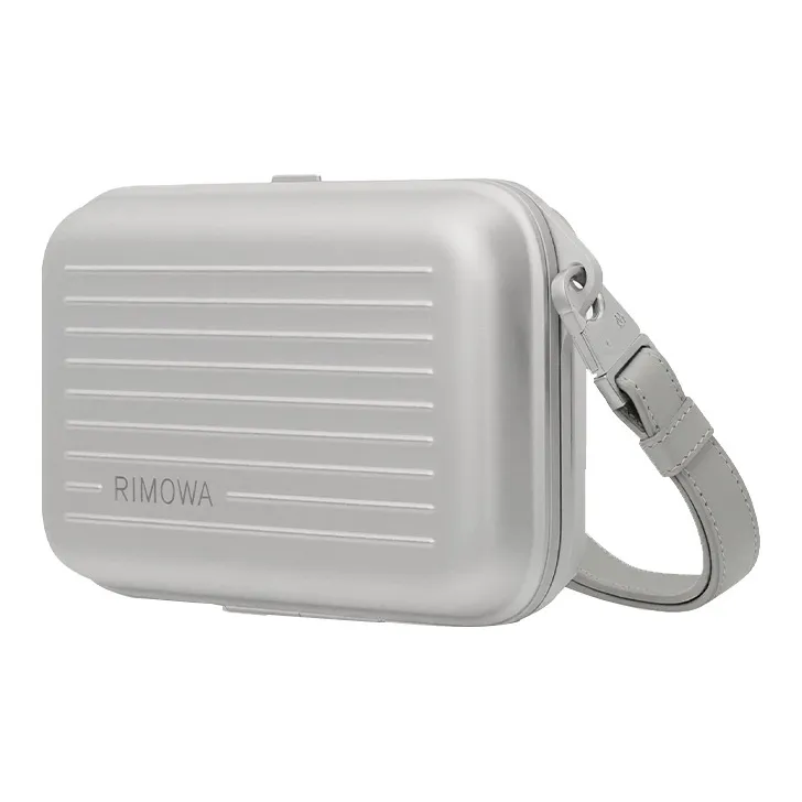 RIMOWA Alloy Clutches Crossbody Bags Small Size Unisex Silver-1