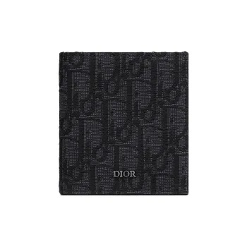 DIOR Fabric Wallets Men's Black