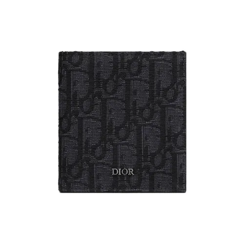 DIOR Fabric Wallets Men's Black