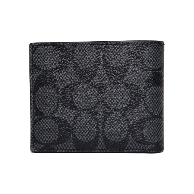 COACH Disney, Collaboration 3 IN 1 Wallet PVC 3 in 1 Wallet Regular Men's Black-1