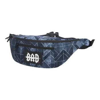 LiNing Training Series Polyester Sling Bag Fanny Pack Unisex Black Gray Color