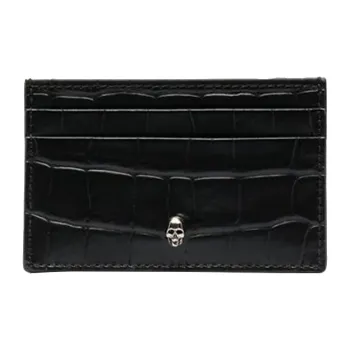 Alexander McQueen Leather Wallet Regular Women's Black