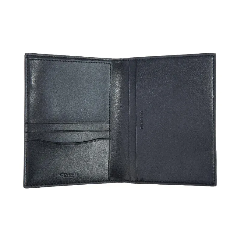 COACH Passport Case Passport Holders Black-4