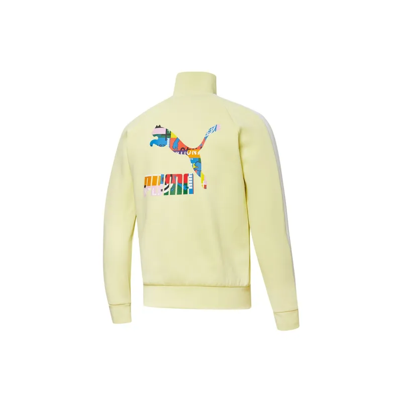 PUMA Jackets Men Yellow-1