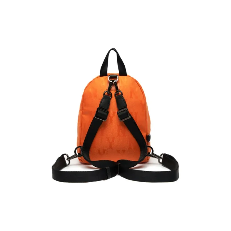 MLB Nylon Fabric Combo Bag, Backpack Regular Unisex Orange-3