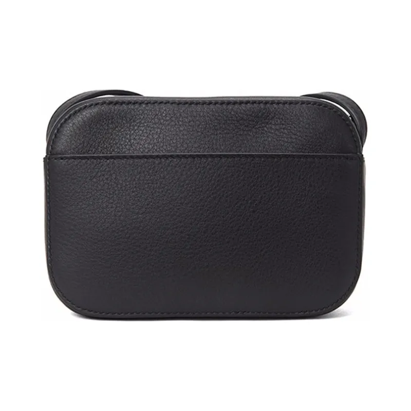 Balenciaga Cow Leather Camera Bag Shoulder Bag Crossbody Bag Handbag Women's Black-3