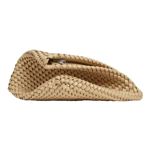 Bottega Veneta Bottega Veneta Luggage Collection Leather Clutch Large Size Women's Yellow