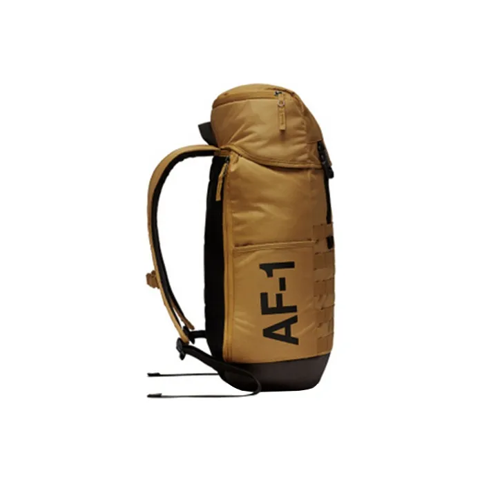 Nike Polyester Backpack Unisex Yellow Brown-1