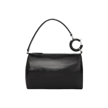 Burberry Calfskin Rhombi Bag, Shoulder Bag Trumpets Women's Black