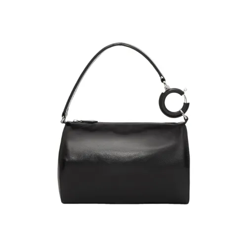 Burberry Calfskin Rhombi Bag, Shoulder Bag Trumpets Women's Black